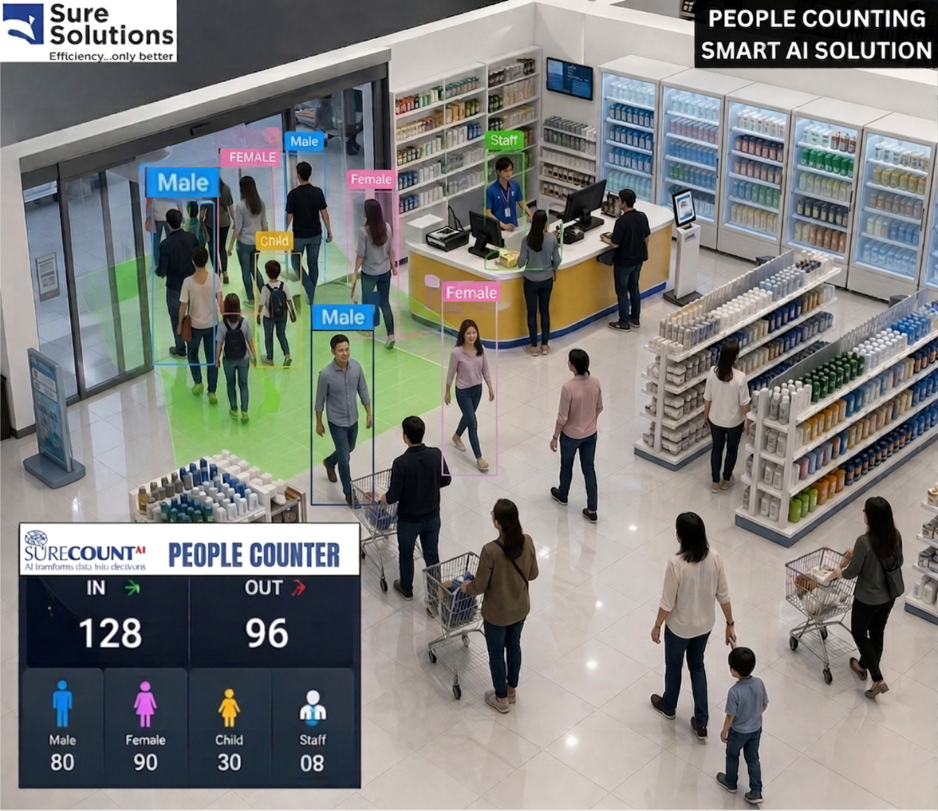PEOPLE COUNTING SMART AI SOLUTION